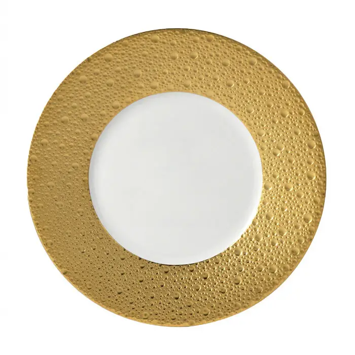 Ecume Gold Dessert Plate 21 Cm Sirmaison