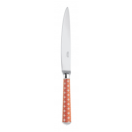 Ercuis-Arts Décoratifs-Origami-Orange Dinner Knife-30053069
