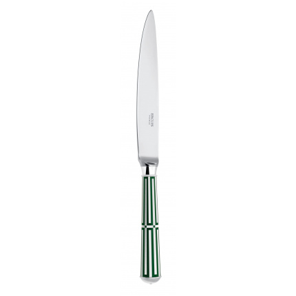 Ercuis-Arts Décoratifs-Paquebot-Dark Green Dinner Knife-30053083