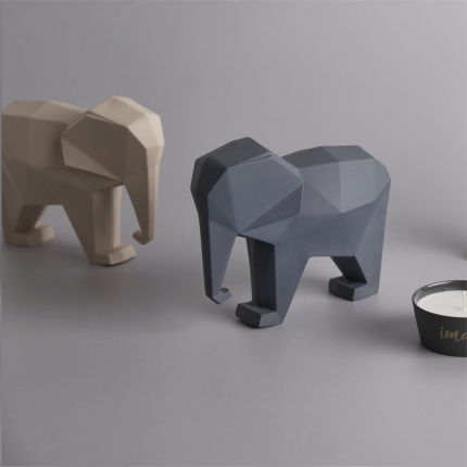 Esma Dereboy-Decorative Elephant Ocean Mat-30187047