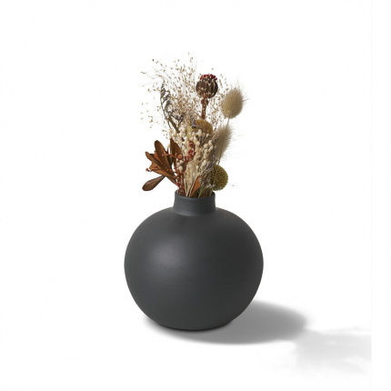 Esma Dereboy-Decorative Ball Vase Black Glossy-30186873