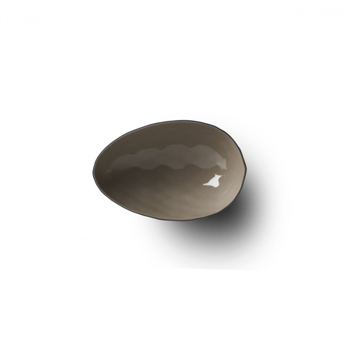 Esma Dereboy-Egg Big Size Bowl Black-Stone Double Color-30181380