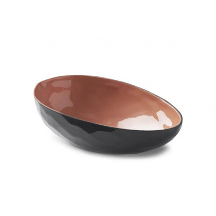 Esma Dereboy-Egg Medium Bowl Black-Coral Color-30155930