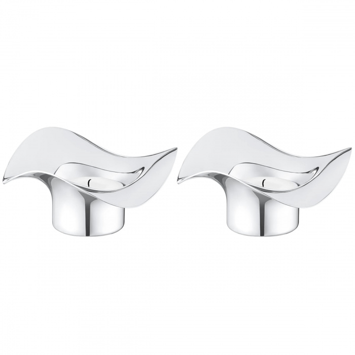 Georg Jensen-Cobra 2-Piece Candle Holder-30187290