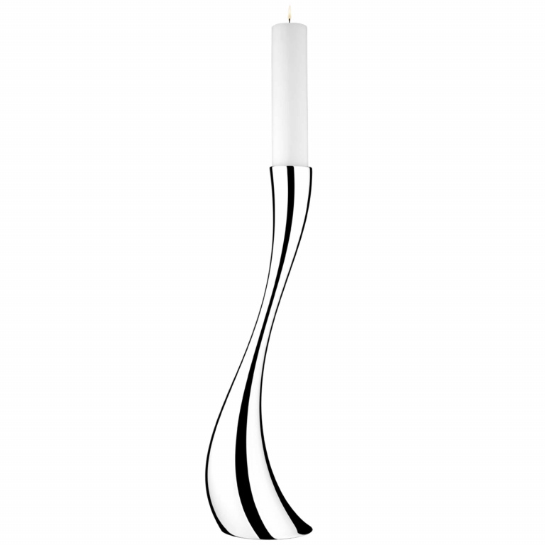 Georg Jensen-Cobra Floor Jensen Candlestick 60 Cm-30172685