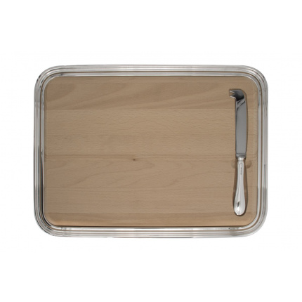 Greggio-Rectangular Cheese Board with Knife-30085282
