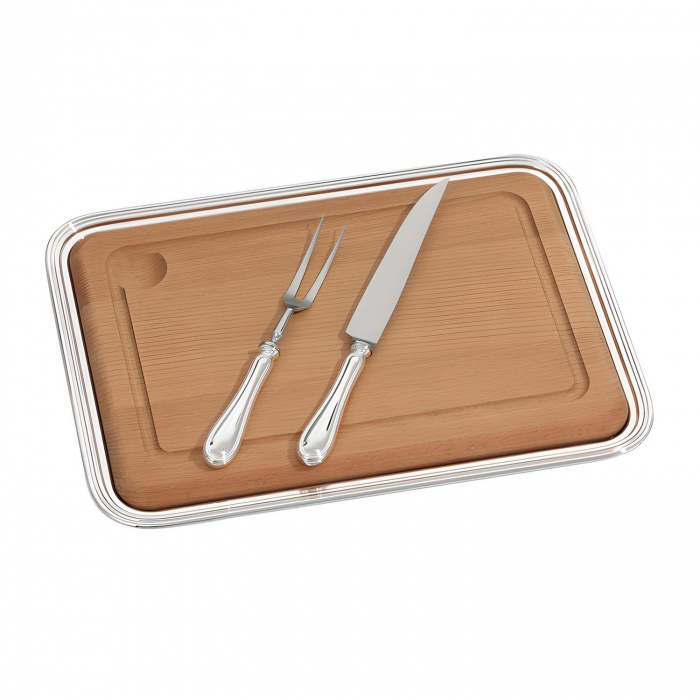 Greggio-Meat Serving with a rectangular wood-30085275