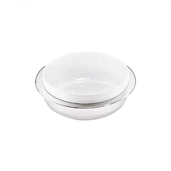 Greggio-Interior Porcelain Silver Serving Bowl-30085428