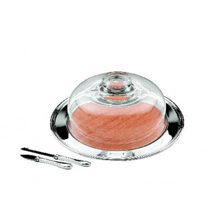 Greggio-Yuvarlak Kapaklı Peynir Tabağı 33Cm-30085145