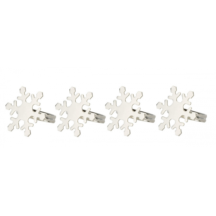 Hermann Bauer-4L Snowflake Napkin Ring-30200883