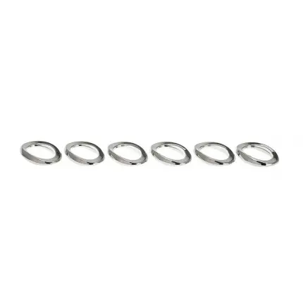 Hermann Bauer-6Lı Oval Peçete Halkası-30203952