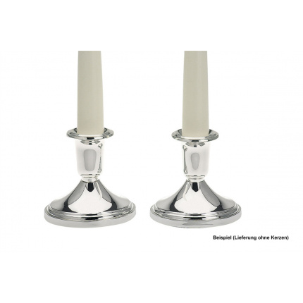 Hermann Bauer-Silver Double Candlestick 8 Cm-30211766