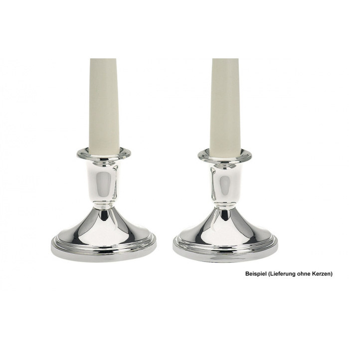 Hermann Bauer-Silver Double Candlestick 8 Cm-30211766