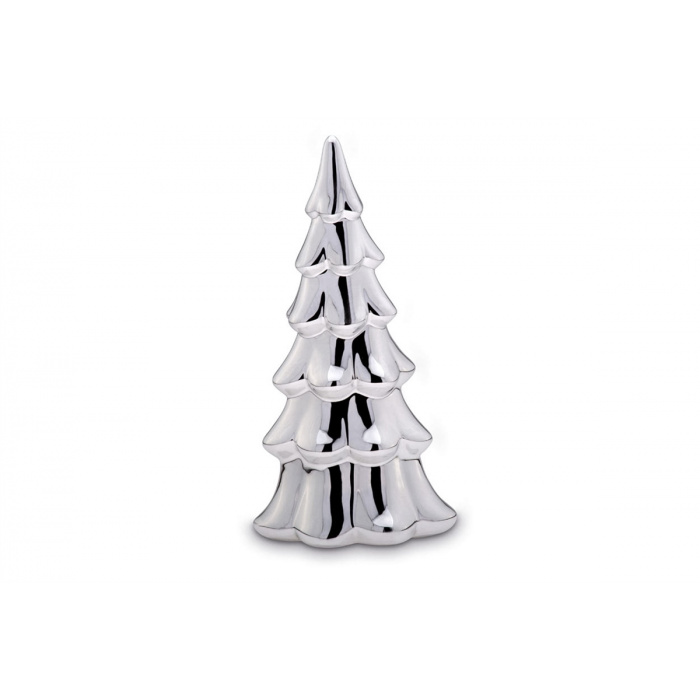 Hermann Bauer-Silver Christmas Tree 25 Cm-30211827