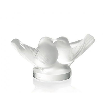Lalique-2 Lovebirds Heykeli Büyük Şeffaf-30000742