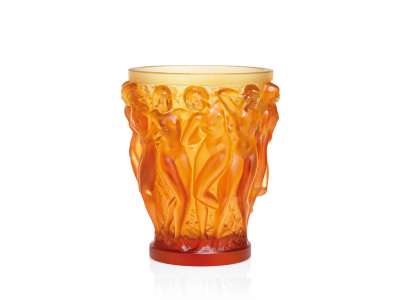 Lalique-Bacchantes Vazo Amber-30003262