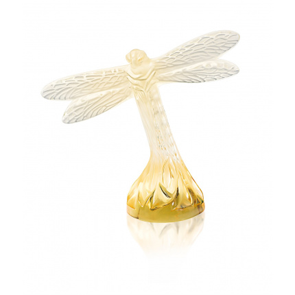 Lalique-Dragonfly Gold Object-30001336