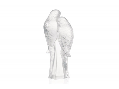 Lalique-Perruches 2-Piece Budgerigar Sculpture-30003095
