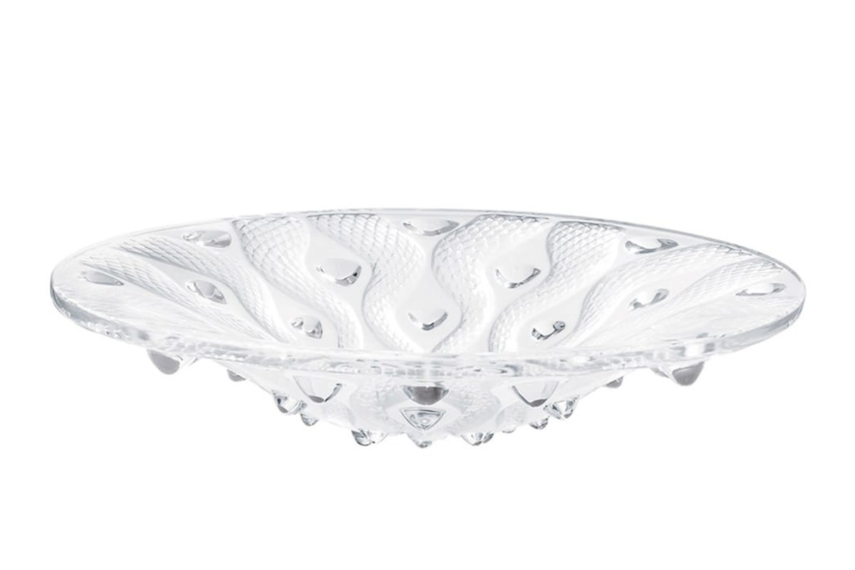 Lalique-Serpentine Crystal Bowl-30183605