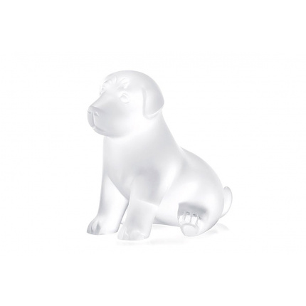 Lalique-Sitted Puppy Dekoratif Obje-30183711