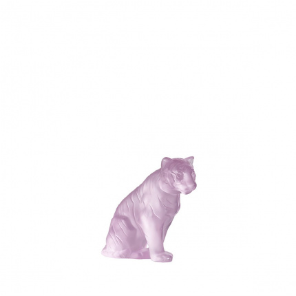 Lalique-Tigre Assis Tiger Figure Limited Edition Purple-30204690