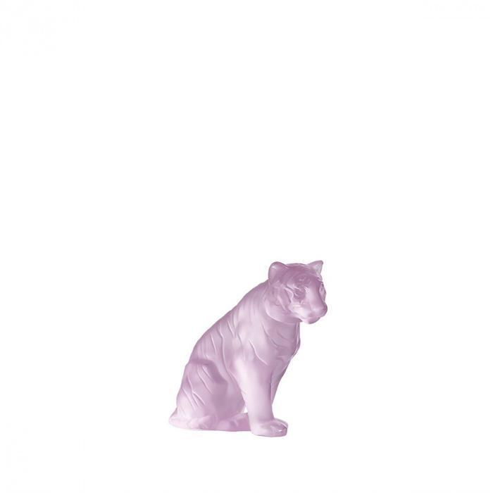 Lalique-Tigre Assis Tiger Figure Limited Edition Purple-30204690