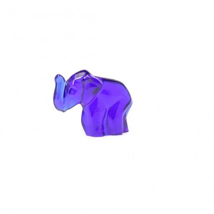 Moser-Crystal Elephant Fil Obje Dark Violet 10 Cm-30103924