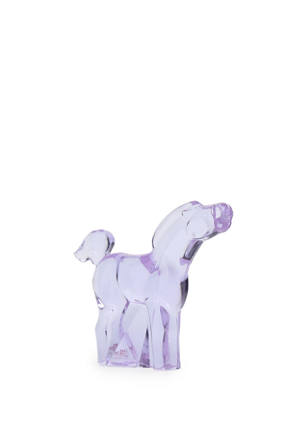 Moser-Crystal Horse Violet Object 10 Cm-30104112