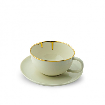 Özlem Tuna-Glow 2 Piece Porcelain Coffee Cup Set-30176737