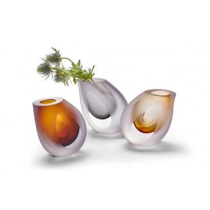 Philippi-Occhio Glass Vase Coffee 13 Cm-30218642