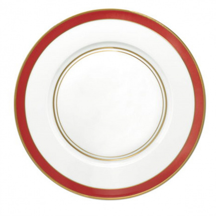 Raynaud-Cristobal Rouge Dessert Plate-30074378