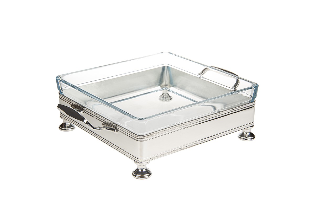 Sirmaison-Small Square Service with Ring Lid-30181175