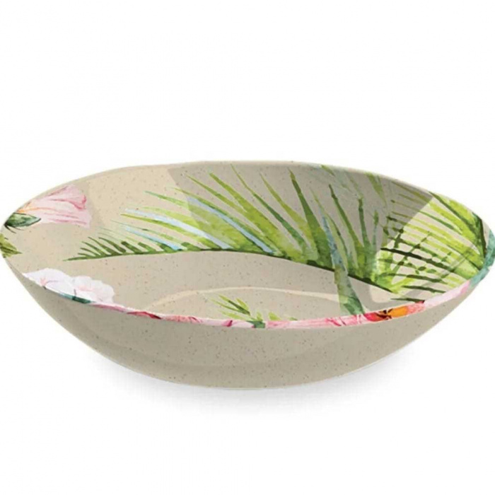 Thunder-Palermo Tropical Bamboo Serving Plate-30190771