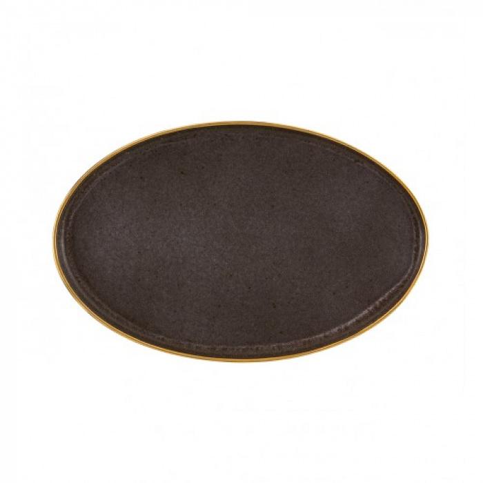 Vista Alegre-Gold Stone Oval Tabak 41 Bronze-30188600