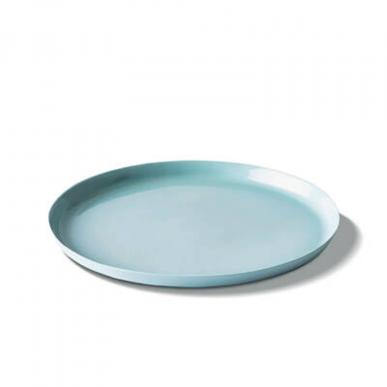 Esma Dereboy-Round Oversized Plate Aqua Glossy-30194120