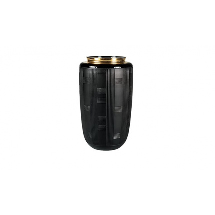 Vista Alegre-Jet Black Small Black Vase-30189003