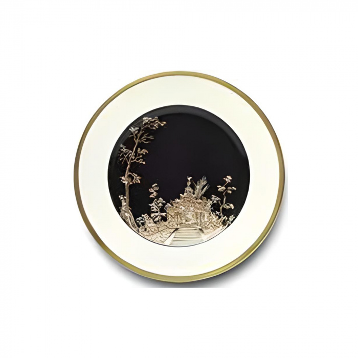 Alberto Pinto Vieuxkyoto Tatlı Tabağı 21 Cm Siyah 30064799