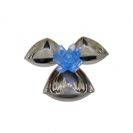 Sırmaison-Lotus Aqua 3-piece Triangle Cookie Holder Small Size-30231399