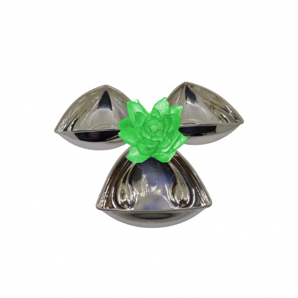 Sırmaison-Lotus Green 3-Piece Triangle Cookie Holder Small Size-30231429