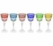Cristallerie de Montbronn-Chenonceaux 12-Piece Large Colorful Wine Glass-Chenonceaux