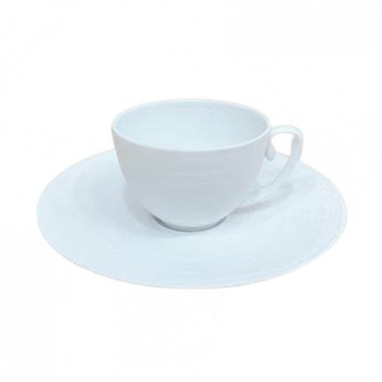 J.L Coquet-Hemisphere Beyaz Çay Fincan Tabağı-30232808