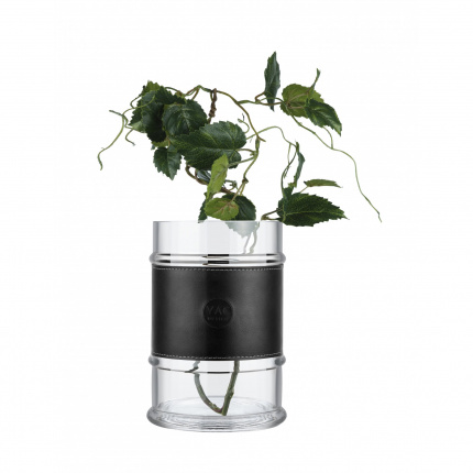 YAC Design-Black Leather Vase-30232327