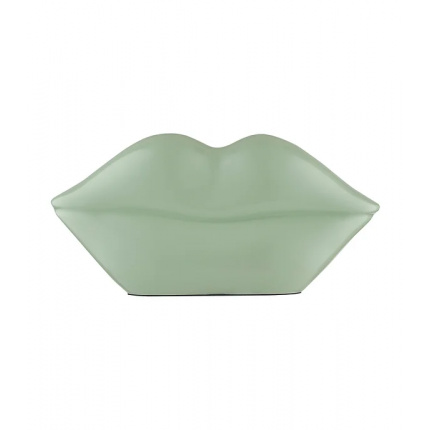 Casi Paped-Big Kiss-Dudak Şeklinde Dekor Fıstık Yeşili-30233638