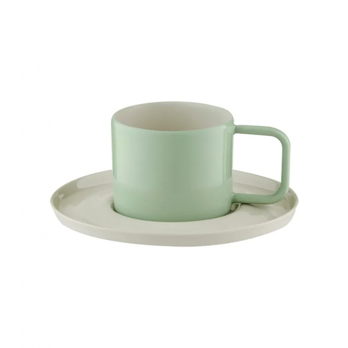 Casi Paped-Josephine Handmade Porcelain Turkish Coffee Cup Pistachio Green-30233669