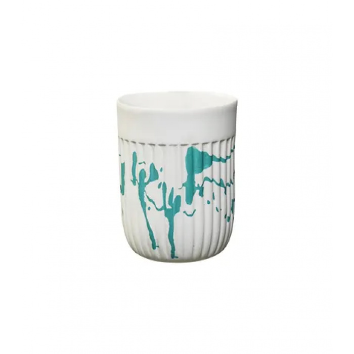 Casi Paped-Love Edward Double Espresso Glass White-Mint Green-30234567