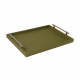 Aeris Design-Diamond Olive Leather Large Tray-30235151