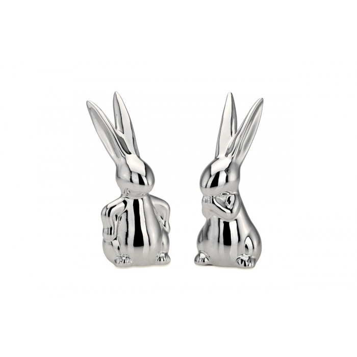 Hermann Bauer-2-Piece Rabbit Object 15 Cm-30232594