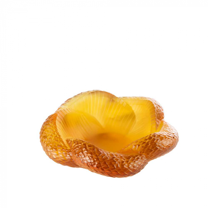 Lalique-Cerpent Bowl Amber-10787000