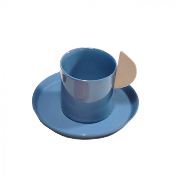 Nouin-One Dark Blue Turkish Coffee Cup and Saucer-30219762