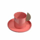 Nouin-One Pink Turkish Coffee Cup and Saucer-30219724